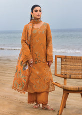 Carnation By Rang Rasiya Embroidered Lawn 3 Piece Unstitched Suit RR25CLFE D-08 ISLA